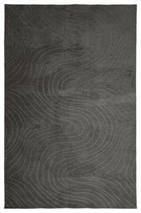 Somos Contemporary Charcoal Washable Rug 8'0