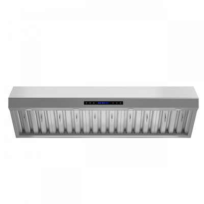 Forno Palazzo 60-Inch Wall Mounted Range Hood, Stainless Steel, Heavy Duty Baffle Filters- FRHWM5030-60 | Hotte murale Palazzo de 48 po en acier inoxydable, filtres a chicanes robustes-FRHWM5030-60