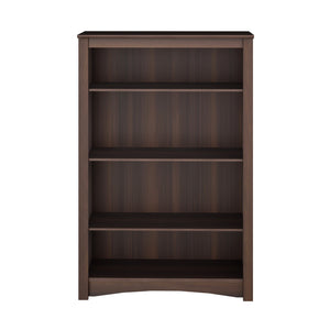 Four-Shelf Bookcase - Espresso