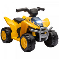 Qaba Licensed Kids Atv, 6v Electric Powered Ride-On Car For Kids Battery Powered With Horn, Button S