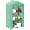 Outsunny 3 Tier Mini Greenhouse, Small Greenhouse With Pe Cover, Green