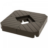 Outsunny Cantilever Umbrella Weights 132 lb. Water or 176 lb. Sand, Brown
