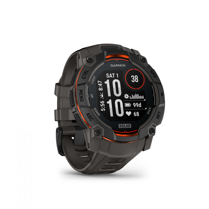 Garmin Instinct 3 Gps Smartwatch 50 Mm - Rugged Military Spec 810, Solar, Compass, Barometric Altimeter 