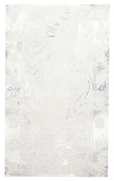 Echo Grey Rug 8'0" x 10'0" | Tapis Contemporain/Moderne Echo 8'0" x 10'0" en Gris