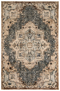 Esmira Traditional Blue Washable Rug 8'0