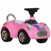 Qaba Baby Car, Push Car With Music, Horn, Light, Foot To Floor Sliding Ride On Car For Toddlers, Pin