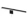 Dainolite Leonardo 32\" Picture Light 40w Matte Black With Frosted Glass Diffuser Lamp