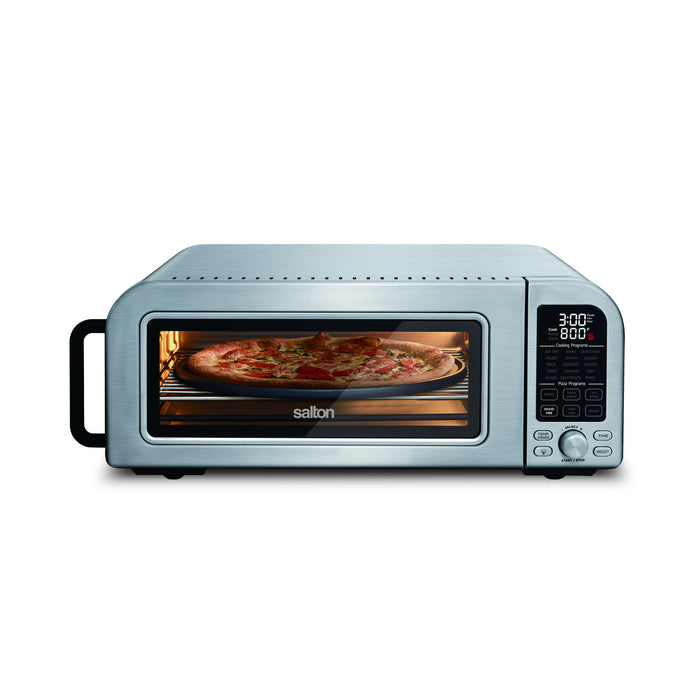 Salton Pizzadesso - Ultra High Heat Professional Pizza Oven and Air Fryer Combo Convection Toaster Oven