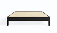 Smart Base Essential Twin Metal Platform Bed Frame - Black 