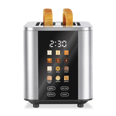 Kenmore 2-Slice Digital Touchscreen Toaster - KKTS2SD-SS | Grille-pain Kenmore à 2 tranches à écran tactile - KKTS2SD-SS