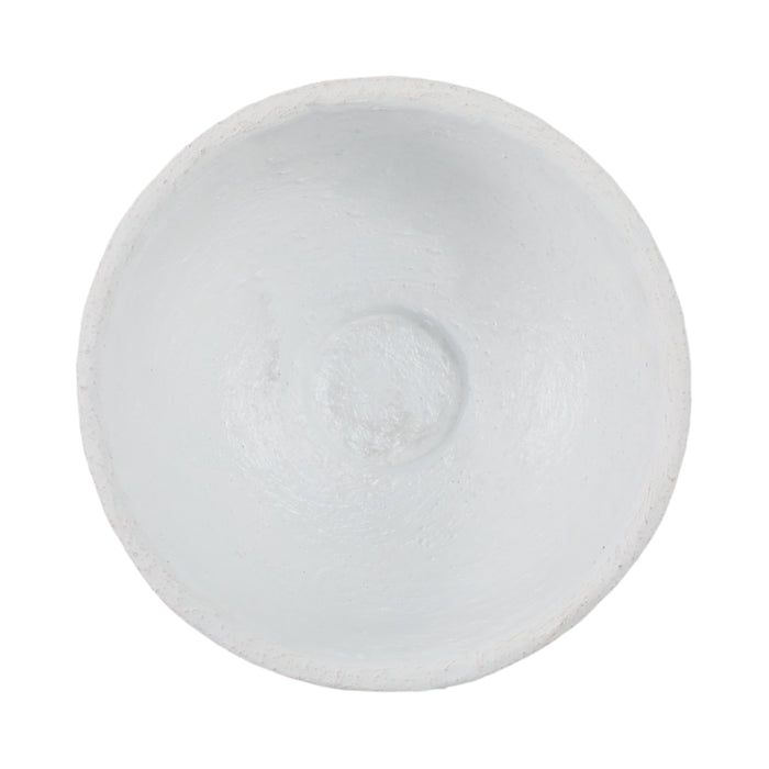 12\" x 12\" Textured Bowl - White