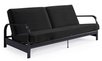 Dorel Home Mainstays Metal Arm Futon - Black