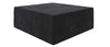 Novogratz The Flower Microfiber Ottoman Pouf - Black