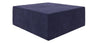 Novogratz The Flower Microfiber Ottoman Pouf - Navy Blue