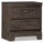 ["Yorkdale Bedside 2-Drawer Nightstand, 23.5##PACKAGEDETAILSquot;W x 24.7##PACKAGEDETAILSquot;H, Made in Canada - Grey"]