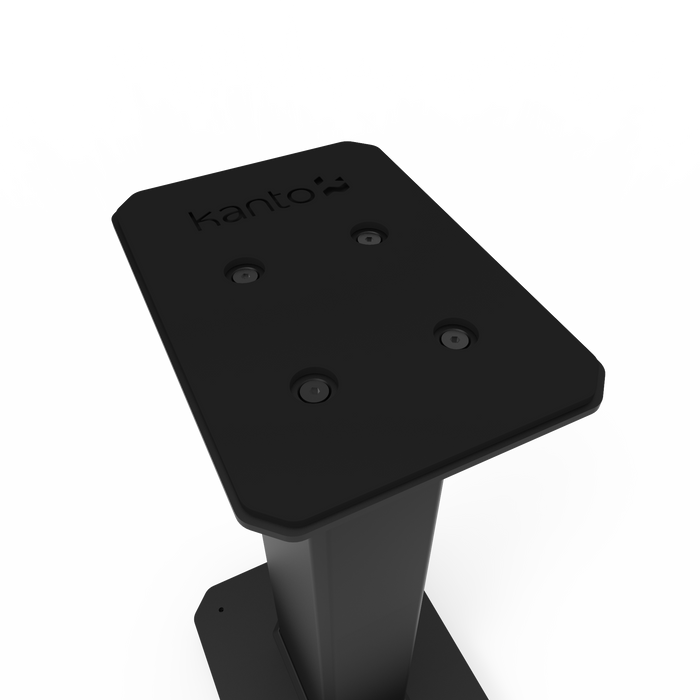 Kanto SX26 26\" Fillable Speaker Stands with Isolation Feet and Fillable Channel - Pair, Black