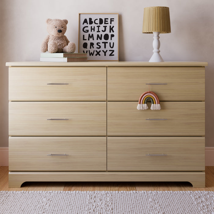 Storkcraft Brookside 6 Drawer Dresser - Driftwood
