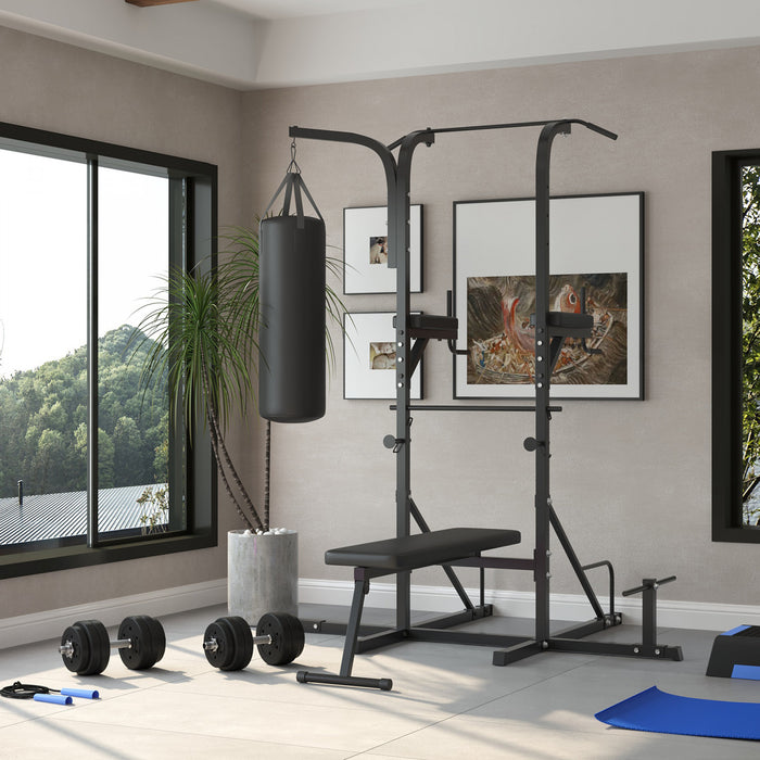 Soozier 2 x 33 lbs Adjustable Dumbbells Weight Set for Body Fitness, Black