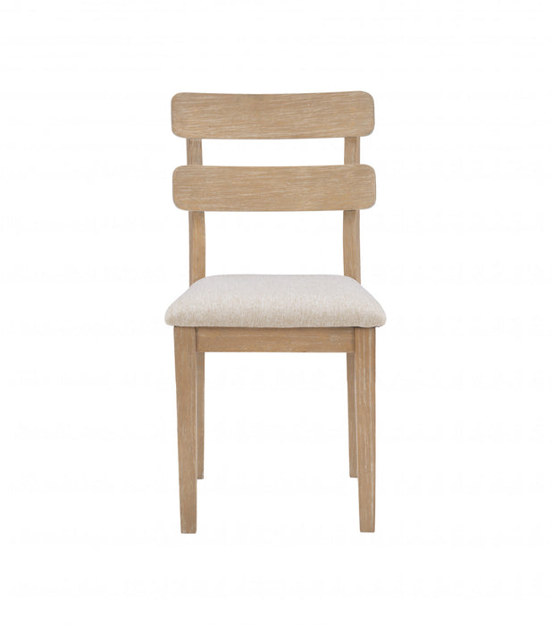 Drury Fabric Natural Dining Chair - Set of 2