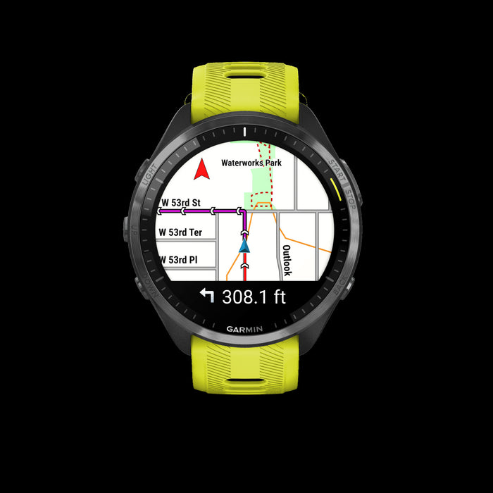 Garmin Forerunner® 965 Gps Smartwatch - Fitness Tracker W/ Multi-band Gps - Amp Yellow