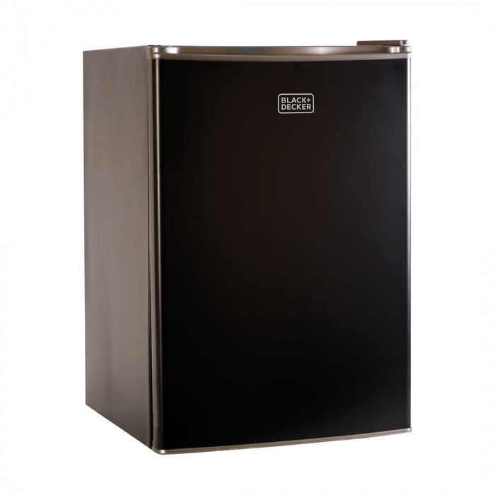 BCRK Series BLACK+DECKER 2.5 Cu. Ft. Compact Refrigerator, BCRK25B, Black