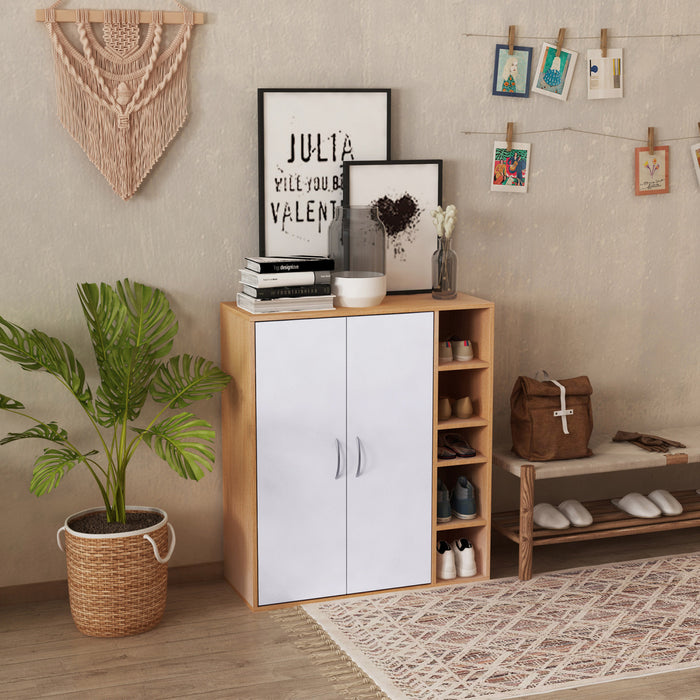 35\" Free Standing Storage Cabinet Living Room Closet Organizer Adjustable