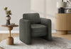 Monarch Specialties - Accent Chair, 32"H, Upholstered, Living Room, Bedroom, Dark Grey Fabric, Contemporary | Monarch Specialties - Chaise D'Appoint, 32"H, Rembourre, Salon, Chambre A Coucher, Tissu Gris Fonce
