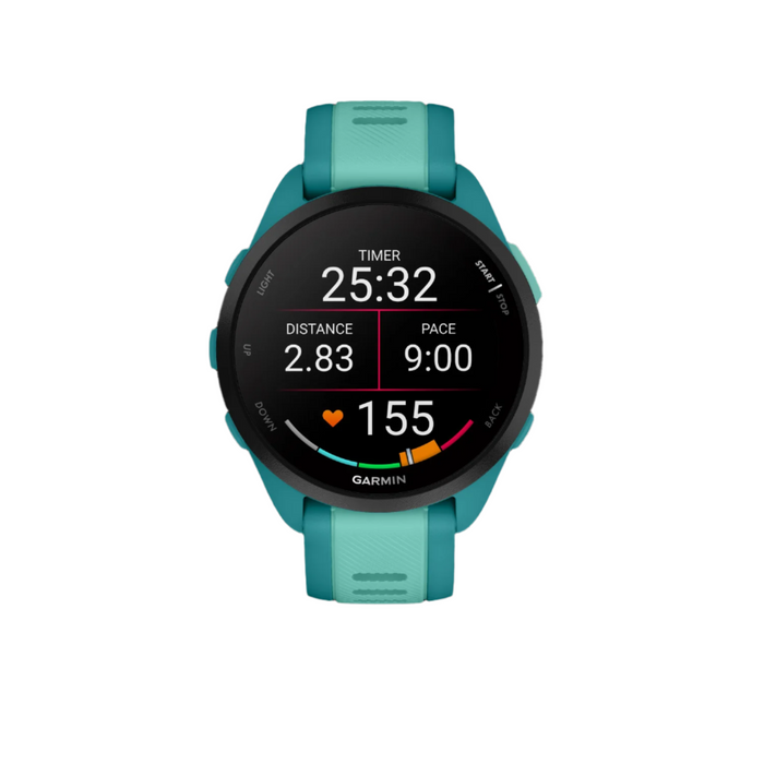Garmin Forerunner® 165 Gps Smartwatch - Health Tracking With Amoled Display - Turquoise/aqua