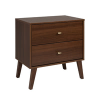 Milo 2-Drawer Nightstand - Cherry