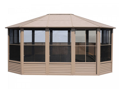 Gazebo Penguin Florence - Solarium 12x15 Metal Roof|Gazebo Penguin Florence - Solarium 12x15 Toit d'acier