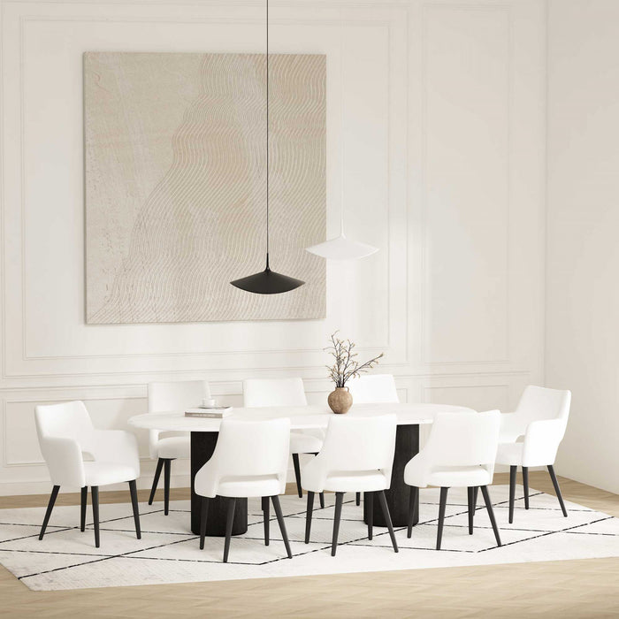 Tremont Modern 8-Piece Dining Chair Set in White