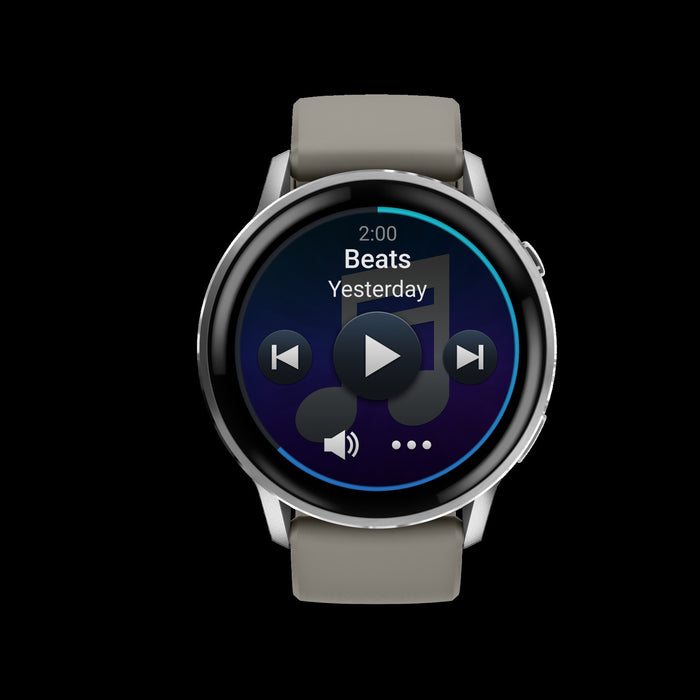 Garmin Venu 4 45mm Silver Gray Long Battery Smartwatch - Recovery Wearable, Health Status Beta, Spoken Watch Face, Color Shift, Night Vision