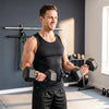 Soozier 2 x 35 lbs Rubber Hex Dumbbell, Weight Dumbbell Hand Weight Barbell for Body Fitness Training for Home Office Gym, Black