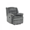 Weston 35 in. Upholstered Power Recliner Chair - Grey | Fauteuil inclinable electrique Weston de 35 po rembourre - Gris