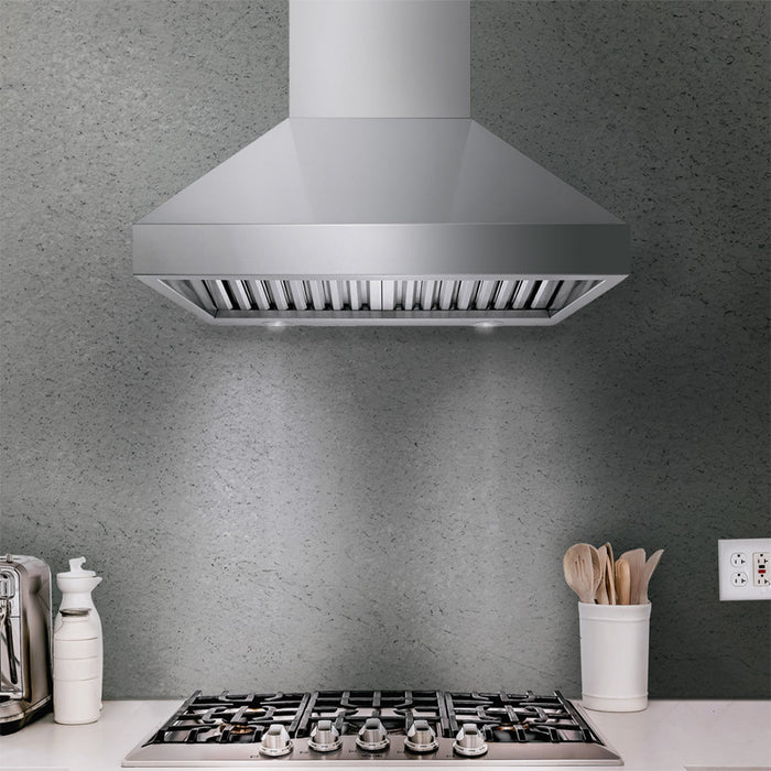 Victory 48-Inch 1200 CFM Wall Mount Range Hood in Stainless Steel