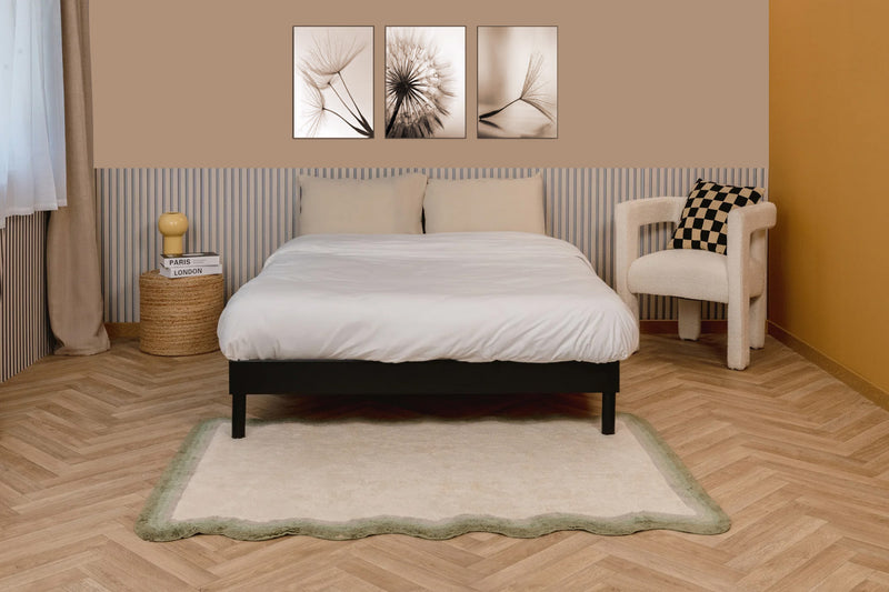Smart Base Essential Twin Metal Platform Bed Frame - Black