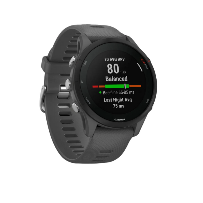 Garmin Forerunner® 255 Gps Smartwatch - Daily Health Monitoring W/ 14-day Battery Life - Slate Gray