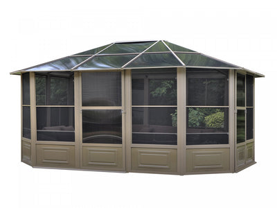 Gazebo Penguin Florence - Solarium 12x15 Polycarbonate Roof|Gazebo Penguin Florence - Solarium 12x15 Toit de polycarbonate
