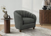 Monarch Specialties - Accent Chair, 31"H, Upholstered, Living Room, Bedroom, Dark Grey Fabric, Transitional | Monarch Specialties - Chaise D'Appoint, 31"H, Rembourre, Salon, Chambre A Coucher, Gris Fonce, Transitionnel
