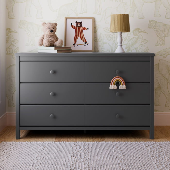 Storkcraft Alpine 6 Drawer Dresser - Gray