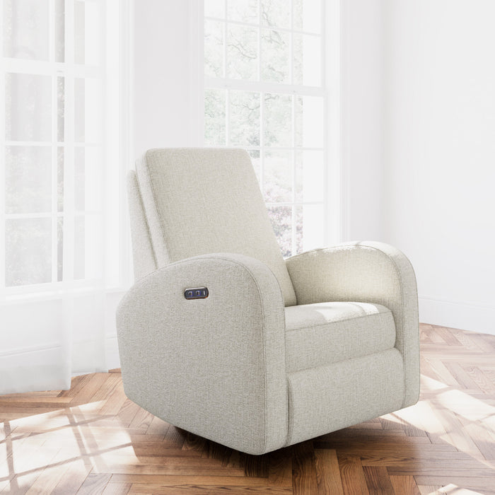 Storkcraft Santa Monica Power Recliner - Dune Basketweave