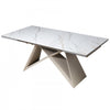 Wrenley 71-102 in. Extendable Rectangular Dining Table (Seats 6-8) | Table de salle a manger rectangulaire extensible Wrenley de 71 a 102 po (6 a 8 places)