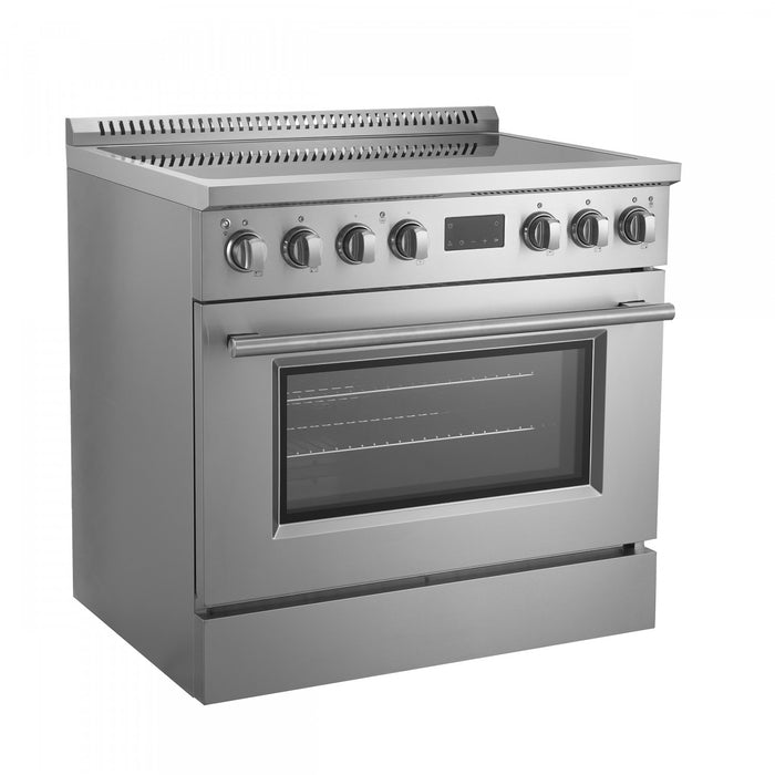 Forno Torino 36\" Induction Range, Stainless Steel - FFSIN0936-36