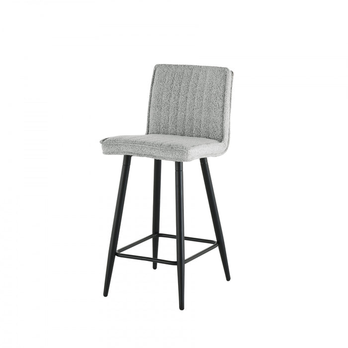 Marielle Grey Upholstered Bar Stool (Set of 2)