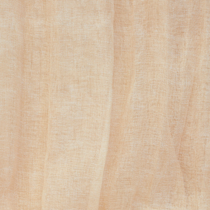 Habitat Paloma Apricot Sheer Dual Header Curtain Panel - 52 x 63
