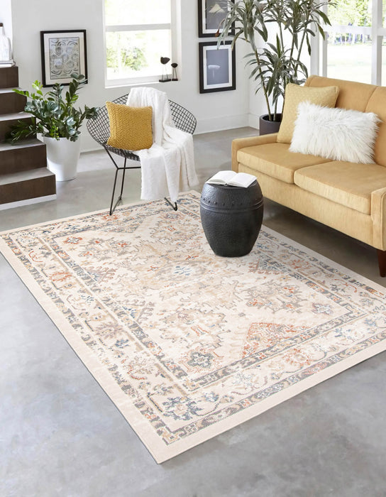 Rococo Ivory Area Rug - 8'0\" X 10'0\"  