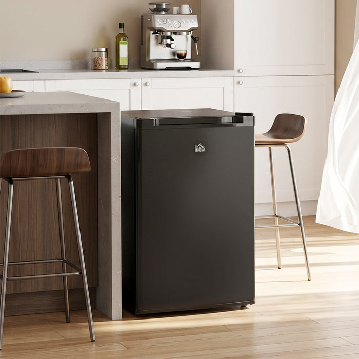 HOMCOM Compact Upright Freezer 3Cu.Ft Mini Freezer, Black