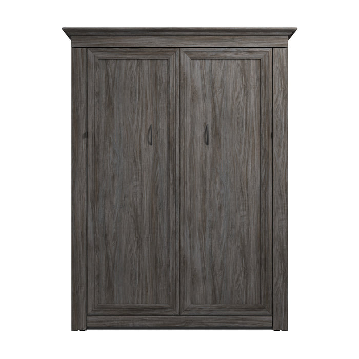 Bestar Versatile 66 W Full Murphy Bed - Walnut Grey