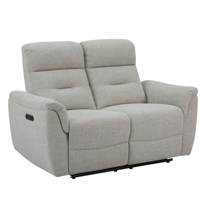 Marsden 57 in. Upholstered Power Reclining Loveseat - Beige