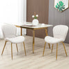 HOMCOM Dining Chairs Set of 2 with Cushioned Backrest